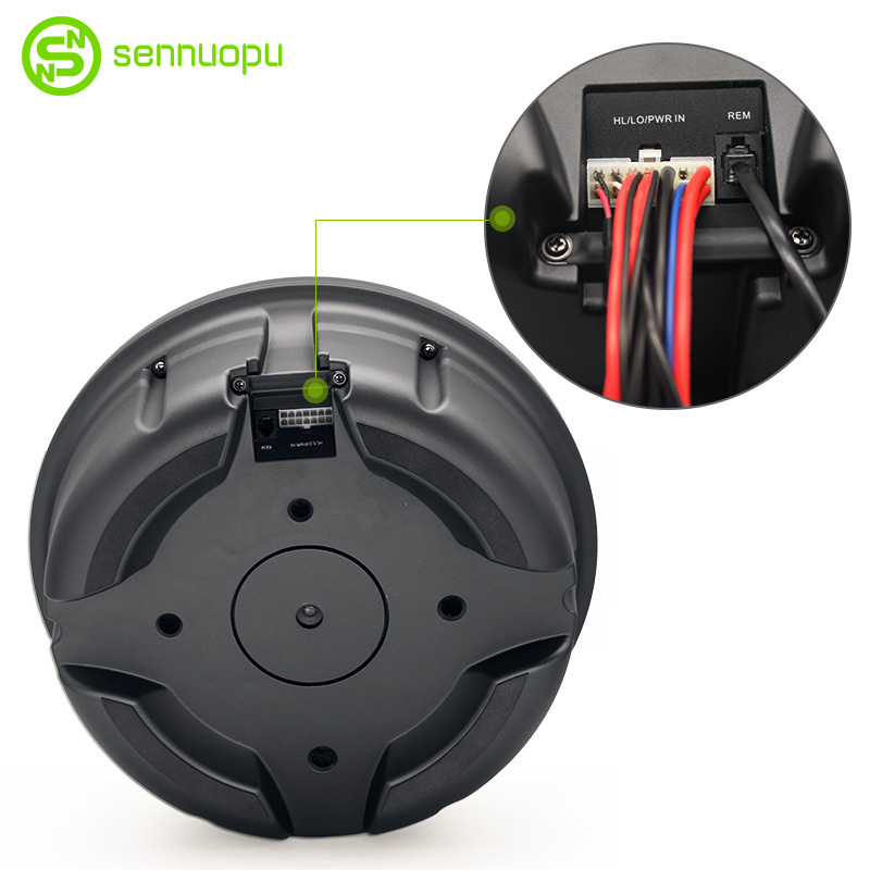 Sennuopu professional bass monoblock audio spare tire subwoofer with built-in active amplifier