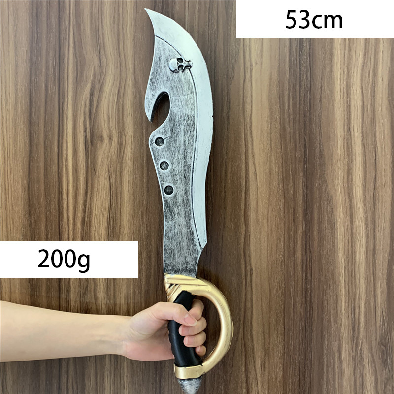 PU Foam Pirate Toy Sword 53cm 200g Children's Safety Material Toy