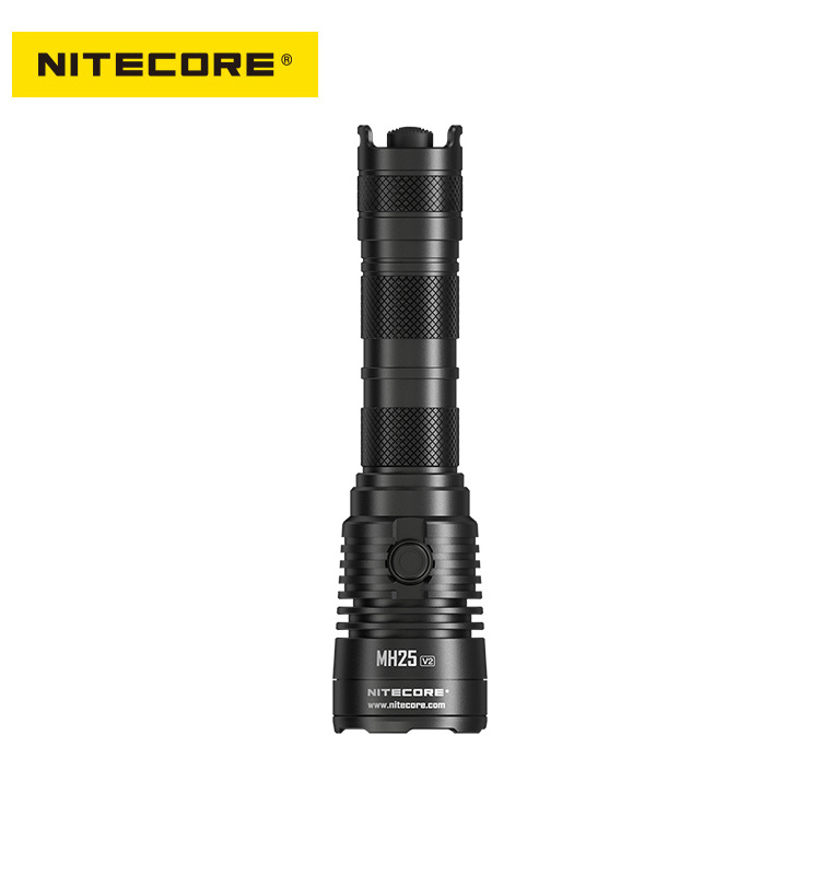 NITECORE MH25 V2 Next Generation 21700 USB-C Dual Fuel Long Range Flashlight Max Output of 1,300 lumens and a Max Throw of 475M