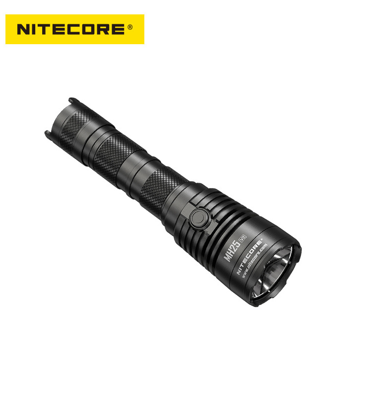 NITECORE MH25 V2 Next Generation 21700 USB-C Dual Fuel Long Range Flashlight Max Output of 1,300 lumens and a Max Throw of 475M