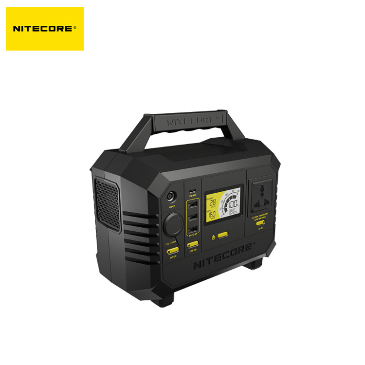 NITECORE 500W Portable Power Station NES500 Outdoor Solar Camping Generator Battery Charging Station