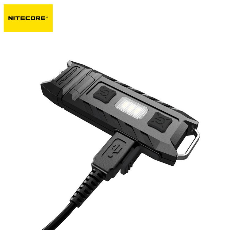 NITECORE 85 Lumens Tiltable Worklight USB Rechargeable Keychain Light  Mini Outdoor Camping Reading Flashlight for EDC