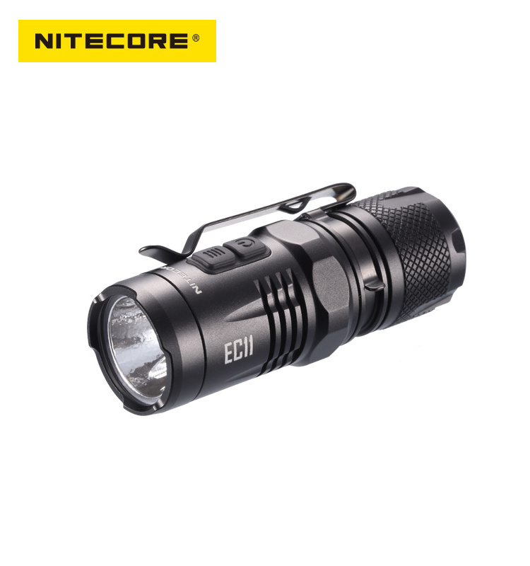 NITECORE 5 Year Free Warranty EC11 900 lumens bright output and versatility thumb size flashlight for Outdoor/Camping