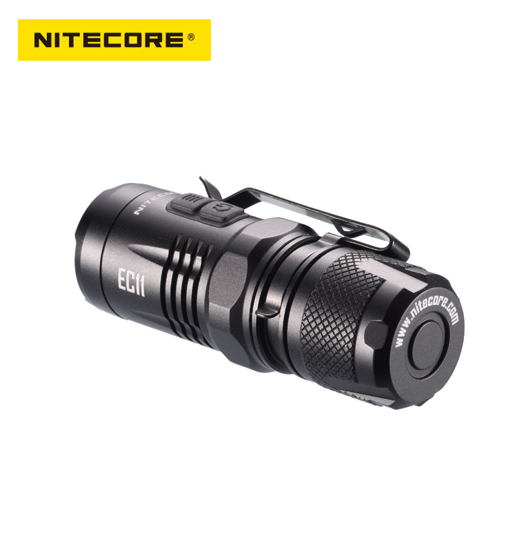 NITECORE 5 Year Free Warranty EC11 900 lumens bright output and versatility thumb size flashlight for Outdoor/Camping