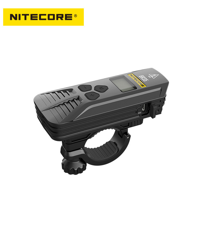 NITECORE BR35 Bicycle LED Light Micro -USB Rechargeable OLED Display 1,800 Lumens With Dual Distance Beam Build-in Liion Battery