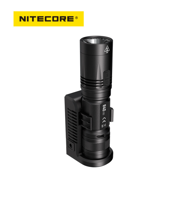 NITECORE 5 year warranty R40 V2 1200 Lumens Inductive Wireless Charging Flashlight designed for law enforcement search & rescue