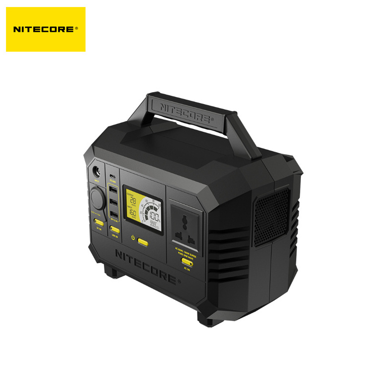 NITECORE 500W Portable Power Station NES500 Outdoor Solar Camping Generator Battery Charging Station