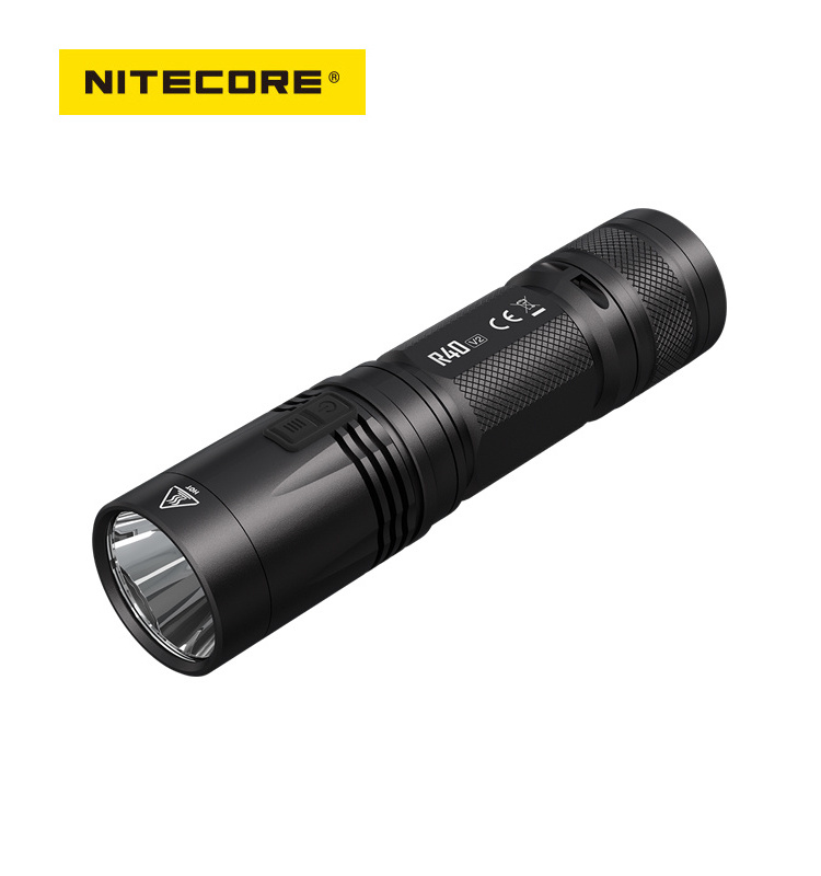 NITECORE 5 year warranty R40 V2 1200 Lumens Inductive Wireless Charging Flashlight designed for law enforcement search & rescue