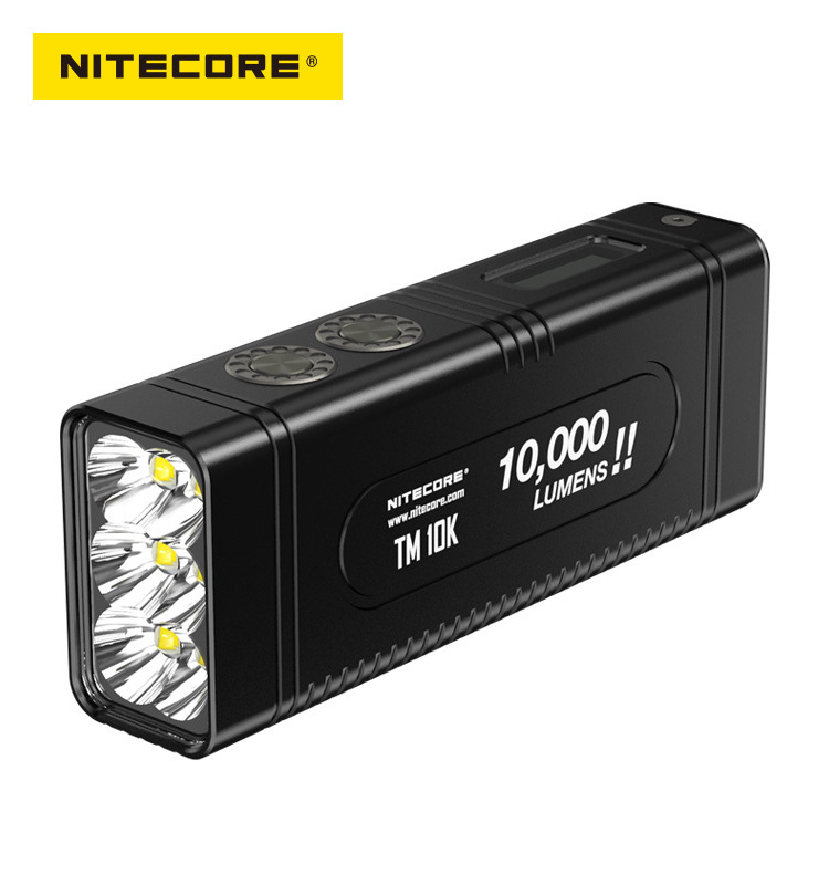 NITECORE TM10K Tiny Monster 10,000 Lumens Compact and Intelligent Sharp Light Build in 21700 battery Rechargeable LED Flashlight