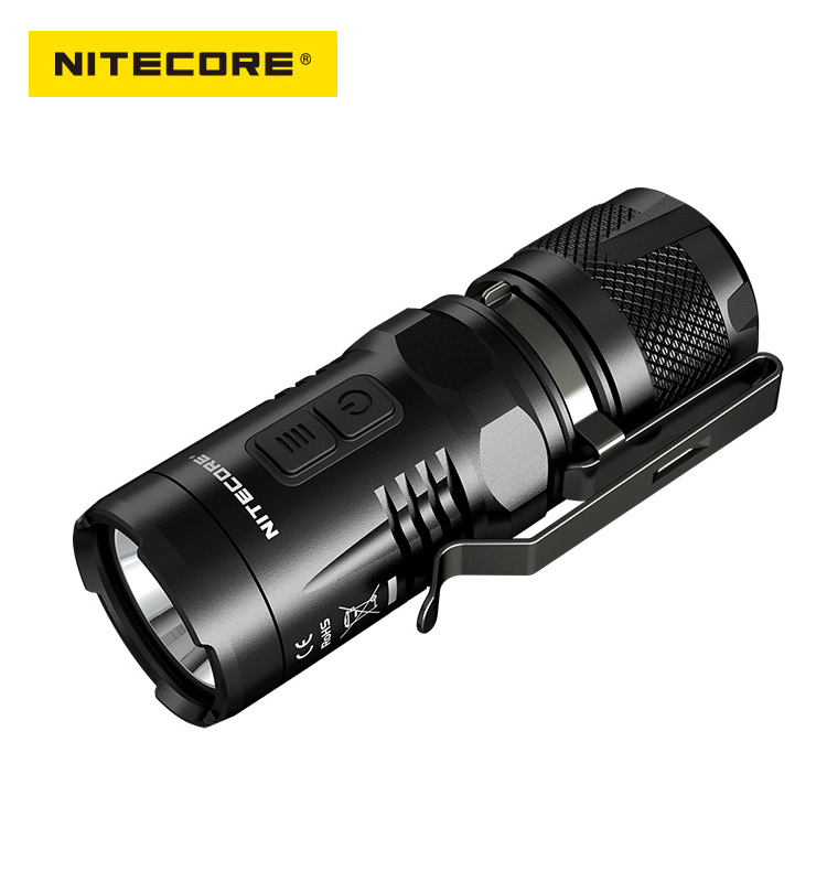 NITECORE 5 Year Free Warranty EC11 900 lumens bright output and versatility thumb size flashlight for Outdoor/Camping