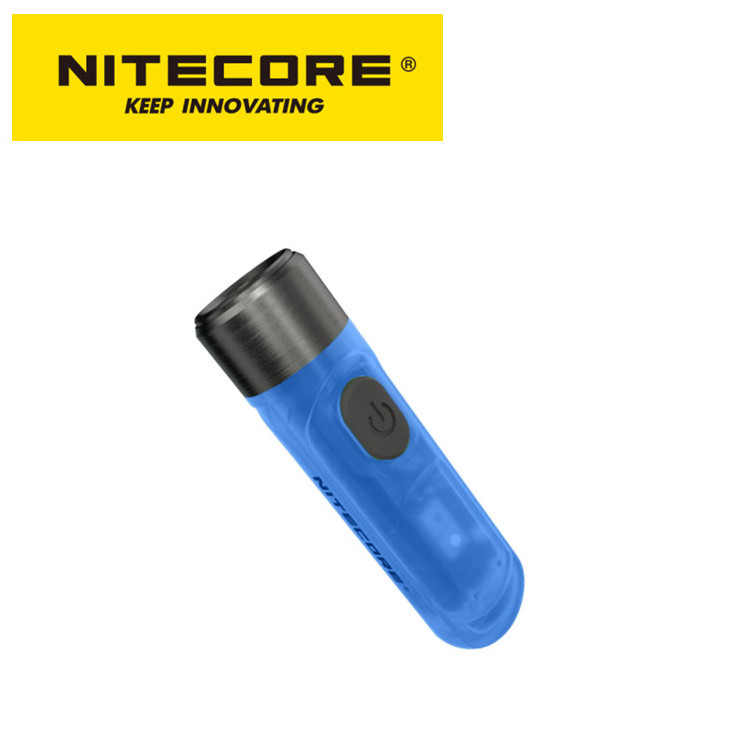 NITECORE TIKI GITD Blue Lightweight 300 Lumens Keychain UV Light Gitd Glow in Dark Blue Version