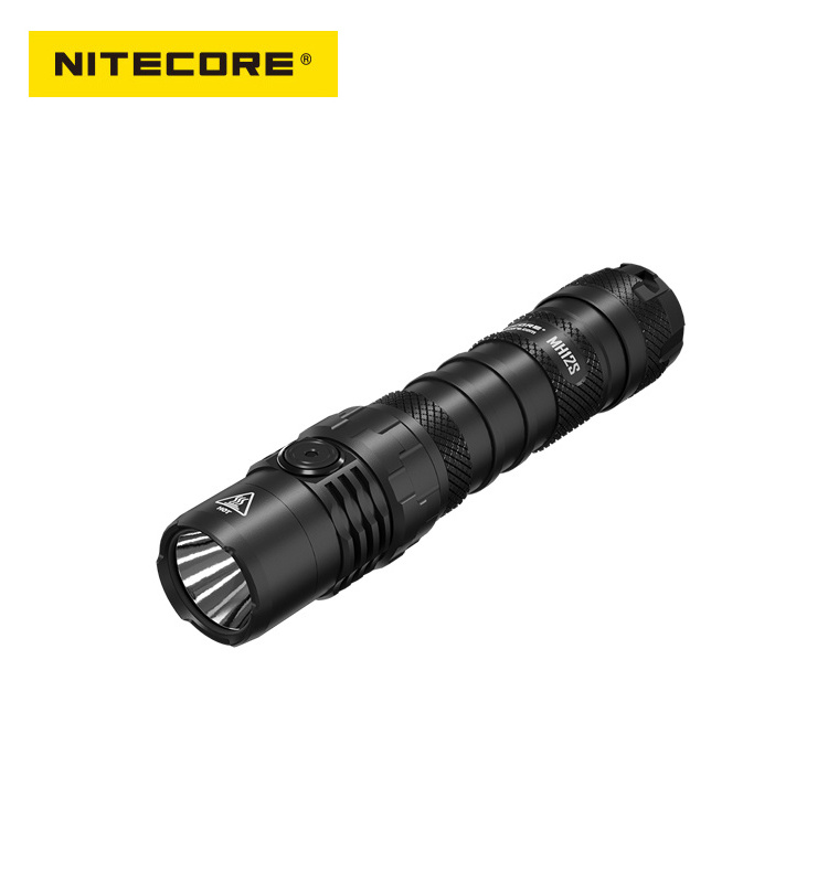 NITECORE 5 Years Warranty MH12S Superior Performance 21700 USB-C Rechargeable Dual Fuel Compact Flashlight at 1800 max lumens