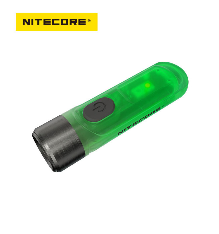 NITECORE 12 Months Free Warranty Mini Finger Futuristic Lightweight 300 Lumens Keychain UV Light Tiki Gitd Glow in Dark Version