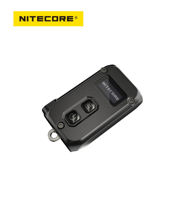 NITECORE 24 months Free Warranty 500 Max Lumens Dual-Core Intelligent Keychain LED Light with OLED Display for EDC Industry