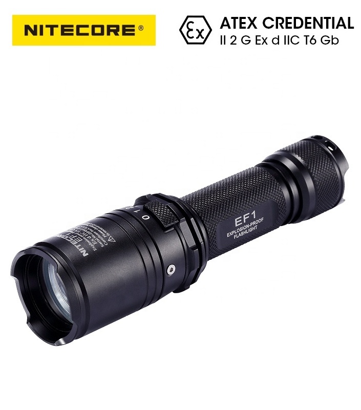 NITECORE EF1 830 lumens ATEX Explosion-proof Portable Torch EF1 Designed for Safe and Uncompromised Illumination for Hazardous