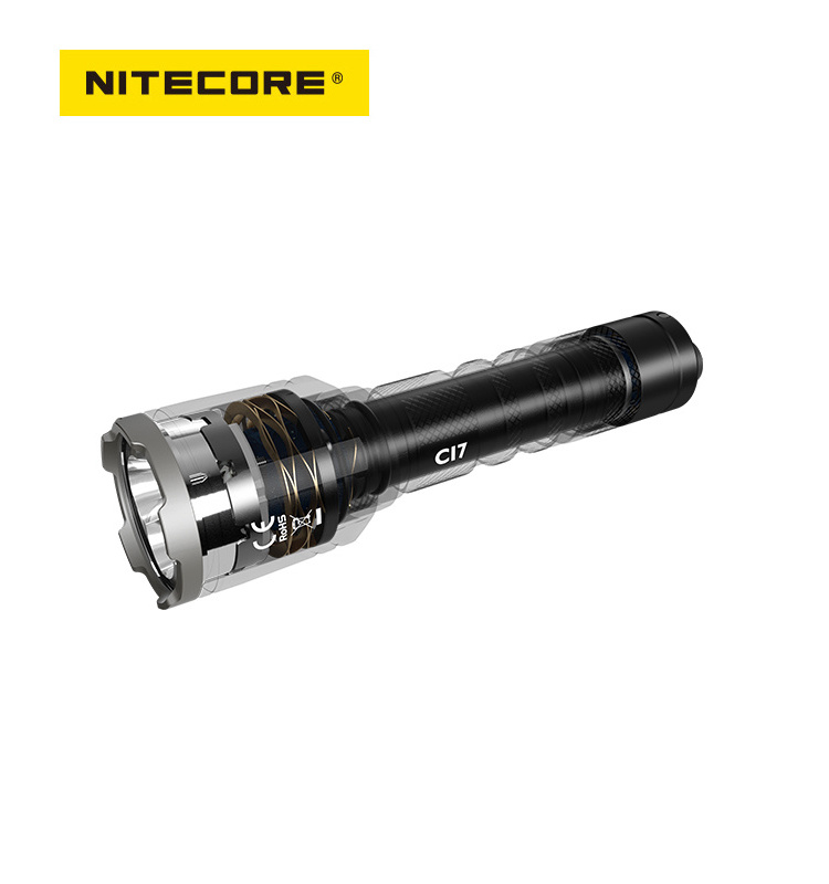 NITECORE Ci7 5 Years Warranty 2,500 Lumens White Beam and 7,000mW IR Beam with a One Hand Operable Interface Tactical Flashlight