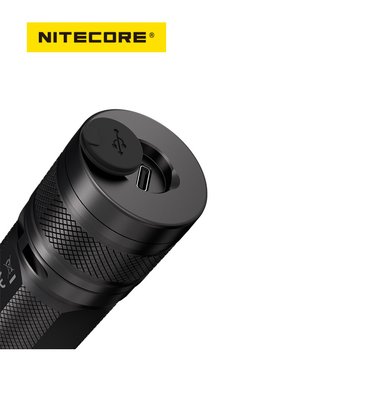 NITECORE 5 year warranty R40 V2 1200 Lumens Inductive Wireless Charging Flashlight designed for law enforcement search & rescue