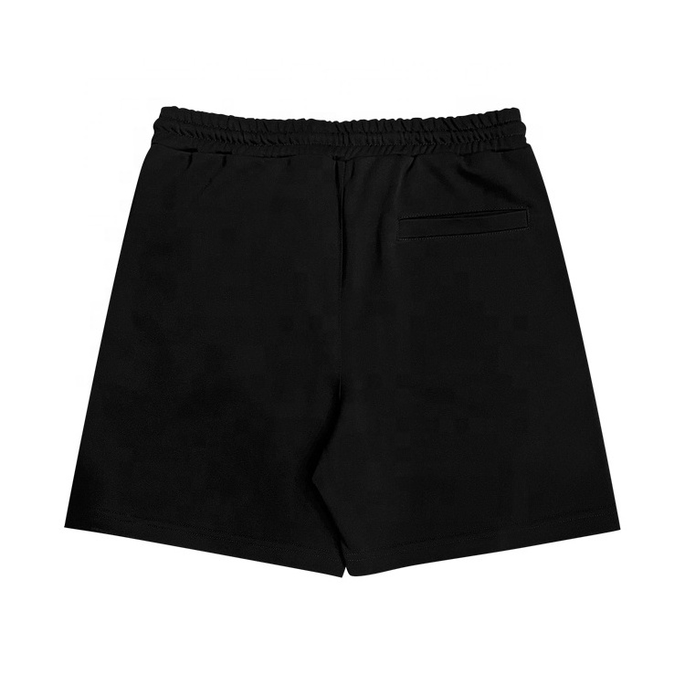 blank wholesale 100% cotton shorts custom men's designer shorts screen drawstring shorts men