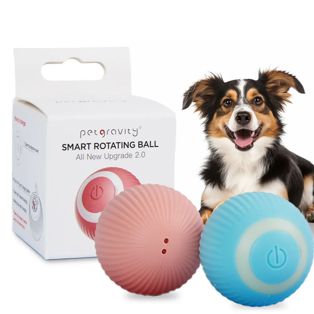 Smart Cat Toy Automatic Rolling Electric Interactive Ball For Pet Cat Dog Self moving Kitten Toy Ball Cat Accessories