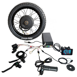 110km/h high speed electric bike conversion kit 72V 5000w electric motorcycle  QS 205 V3  hub motor