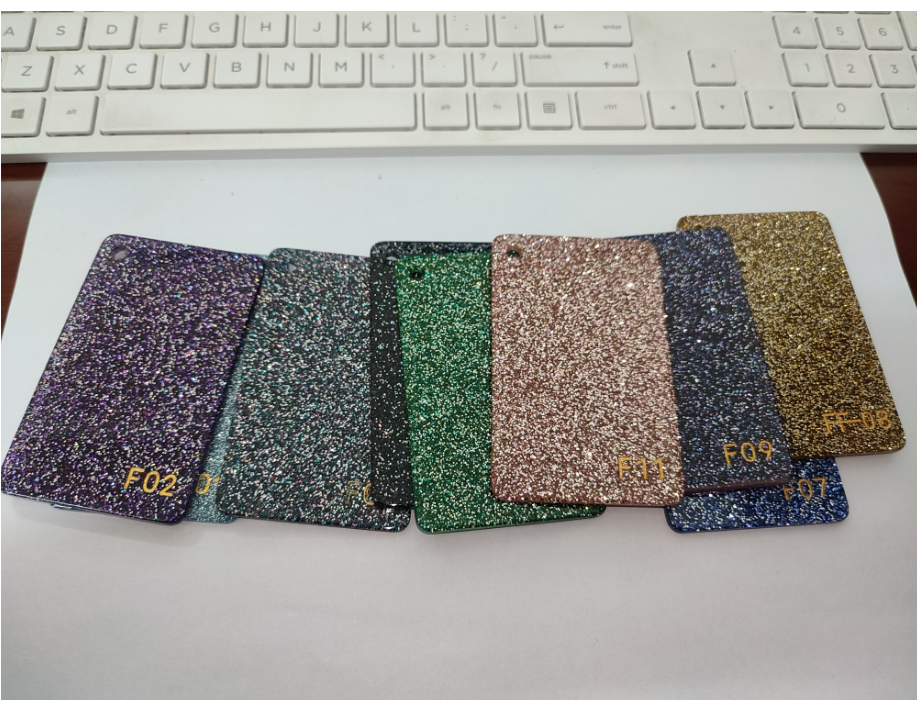 3mm 5mm Glitter Cast Acrylic Sheet Color Acrylic Sheet for Sale