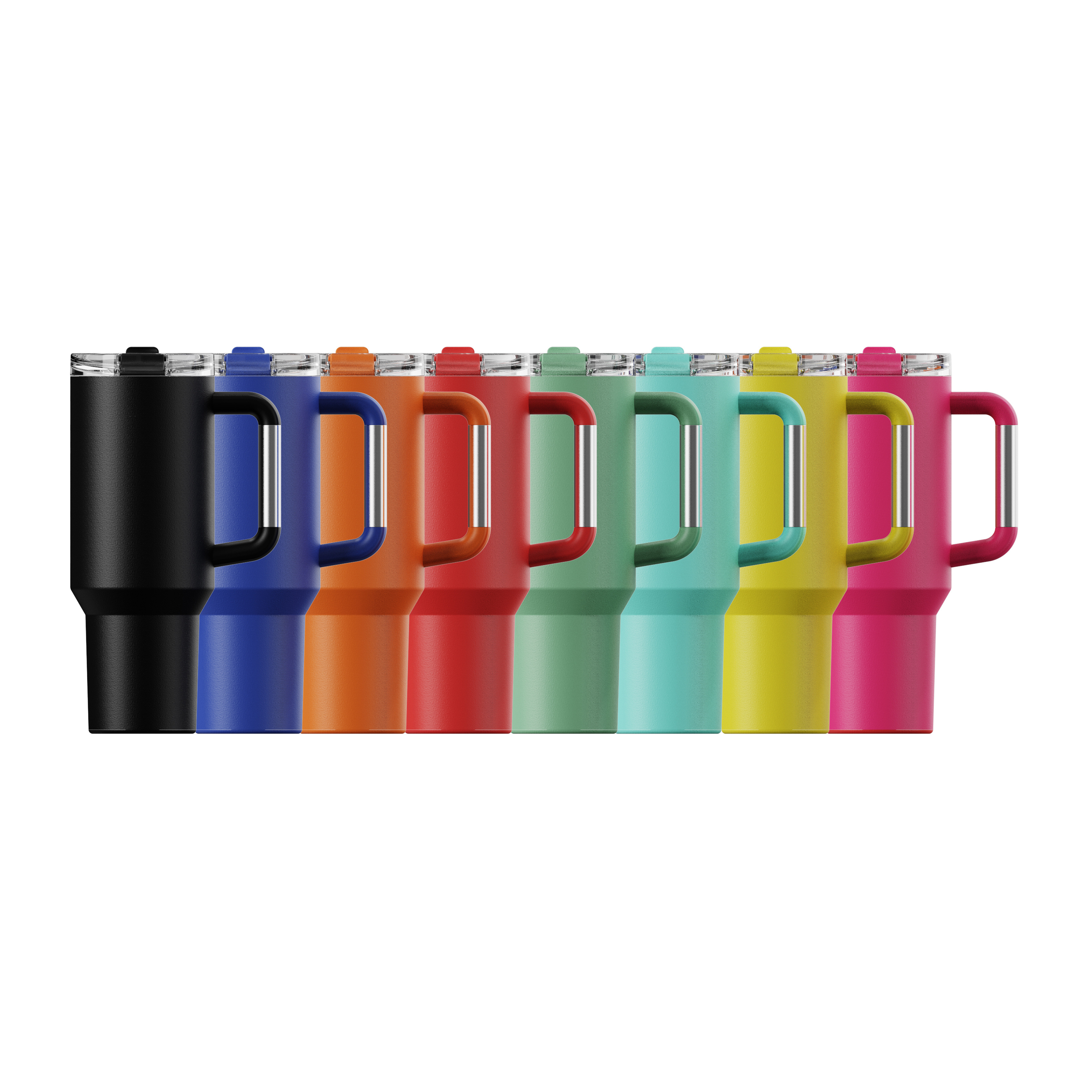 Double-Walled Stainless Steel Vacuum Insulated Coffee Portable Car Mug 40 oz tumbler with handle Cold Hot Drinks