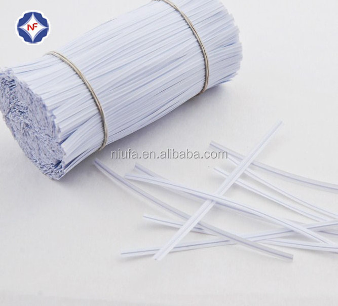 Customized precut single wire plastic twist tie