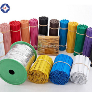 Customized precut single wire plastic twist tie