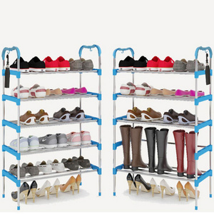 Hot Sale Shoe Rack with Handles stackable Shoe Racks, Expandable & Adjustable Shoe Organizer cabinet Storage Shelf