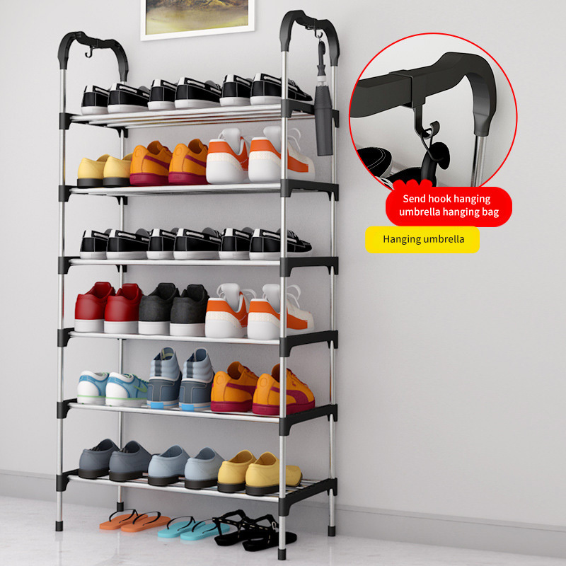 Hot Sale Shoe Rack with Handles stackable Shoe Racks, Expandable & Adjustable Shoe Organizer cabinet Storage Shelf