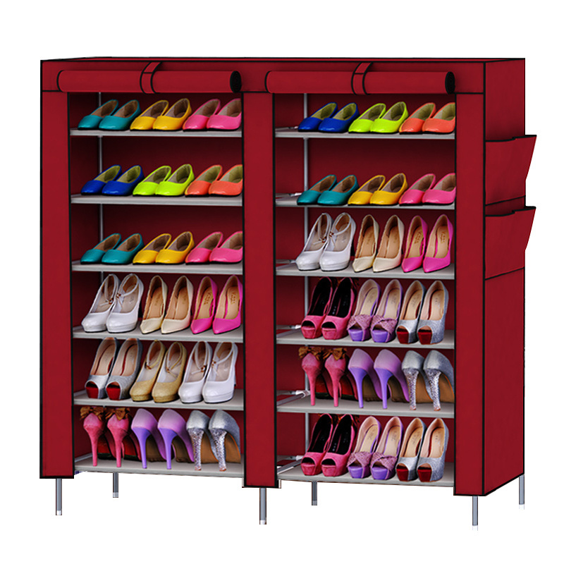 9 Tiers Standing Shoe Cabinet scarpiera Home Storage Shoe Organizer Fabric Shoe Racks with Nonwoven Dustproof Cover ayakkab