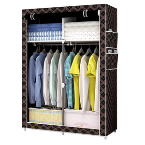 Concise simple wardrobe  fabric wardrobe assemble fabric wardrobe  R-087 Dust proof and large capacity