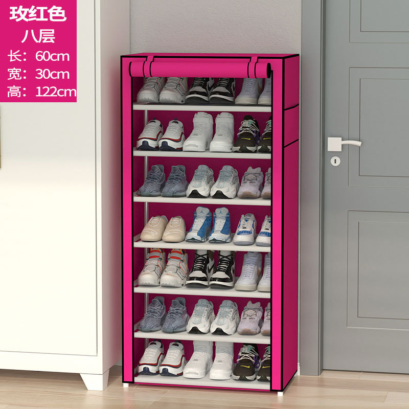 Shoe Rack 8-layer 7-grid Non-woven Fabrics Large Shoe Cabinet Organizer Removable Shoe Storage for Home Furniture