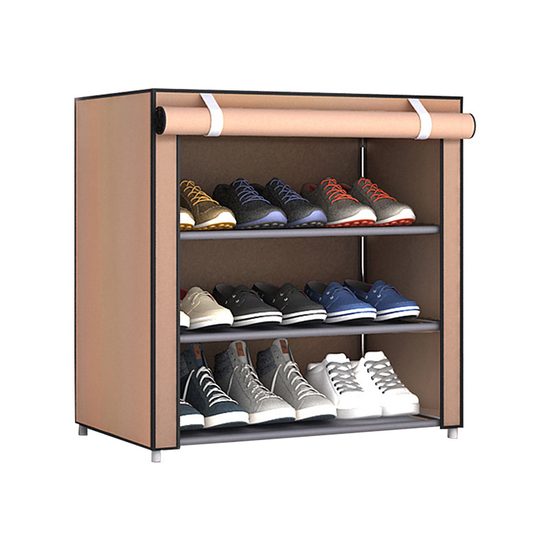 Multifunctional Household Space-saving Folding Multi-layer Simple Household Storage No Assembly Foldable Shoe Rack Free