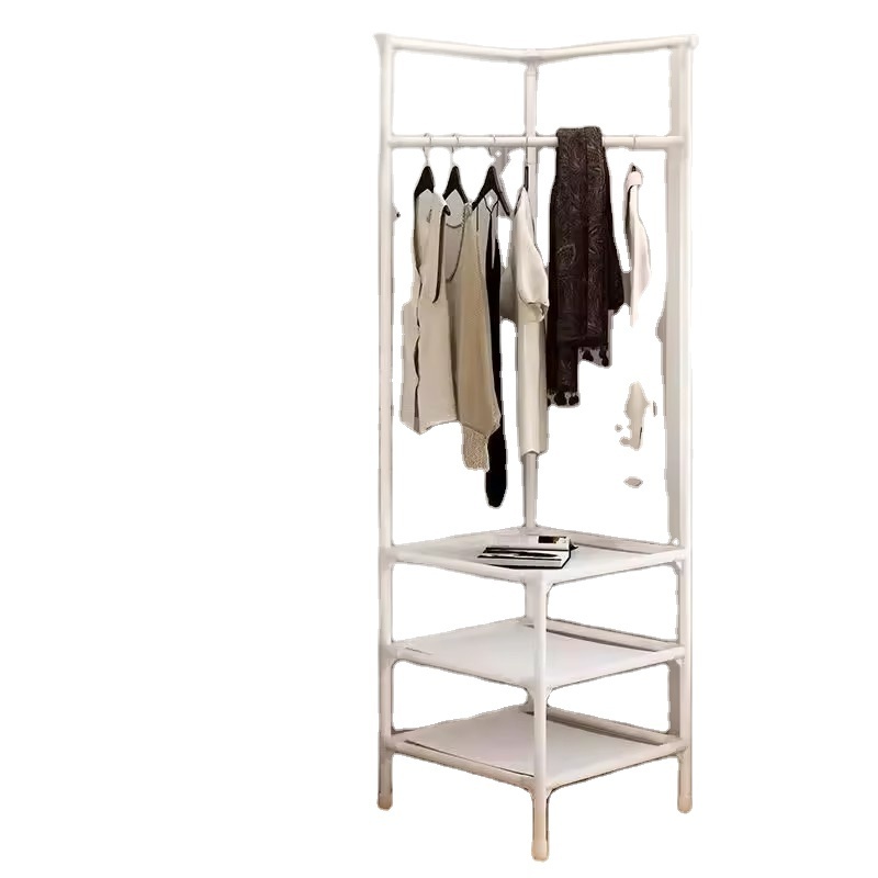 Custom metal wall shelves Modern iron clothes tree Metal warehouse clothes racks Living room coat racks Bedroom coat racks