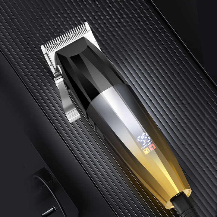 New Diamond Carving JM-G10 Electric Hair Clipper LCD Display Oil Head Men Hair Trimmers Home Shaving Hair Cutting Machine