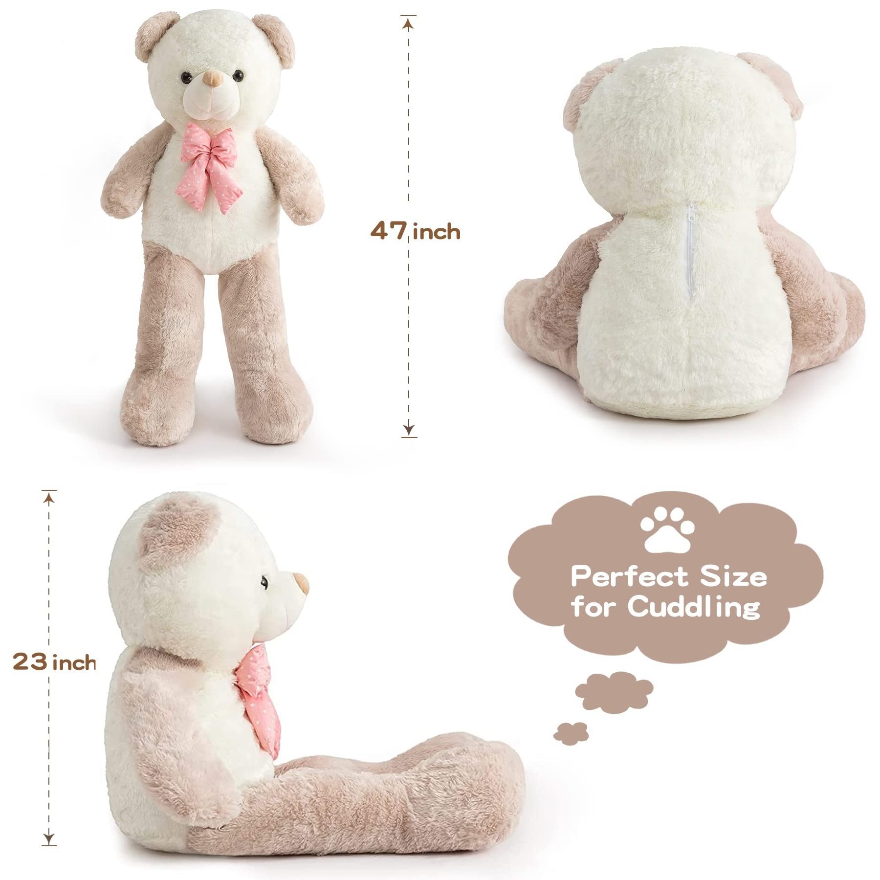 Custom Empty plush toy without stuffing Unstuffed Plush Animal Teddy Bear Skins with zipper