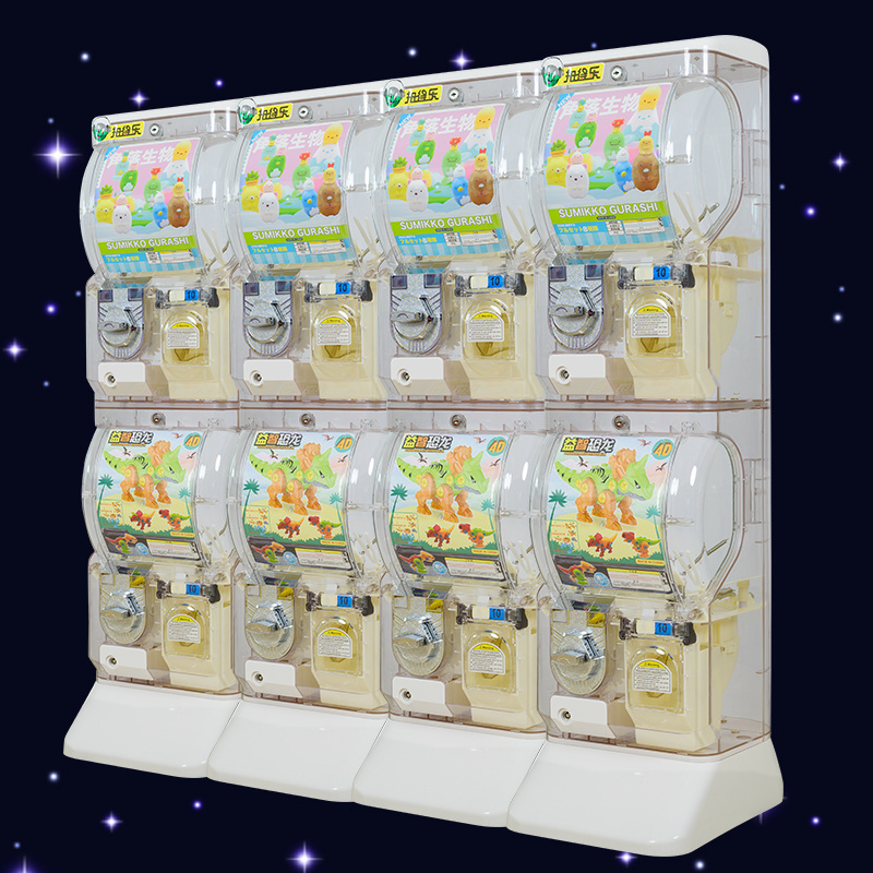 Crystal capsule toy vending machine