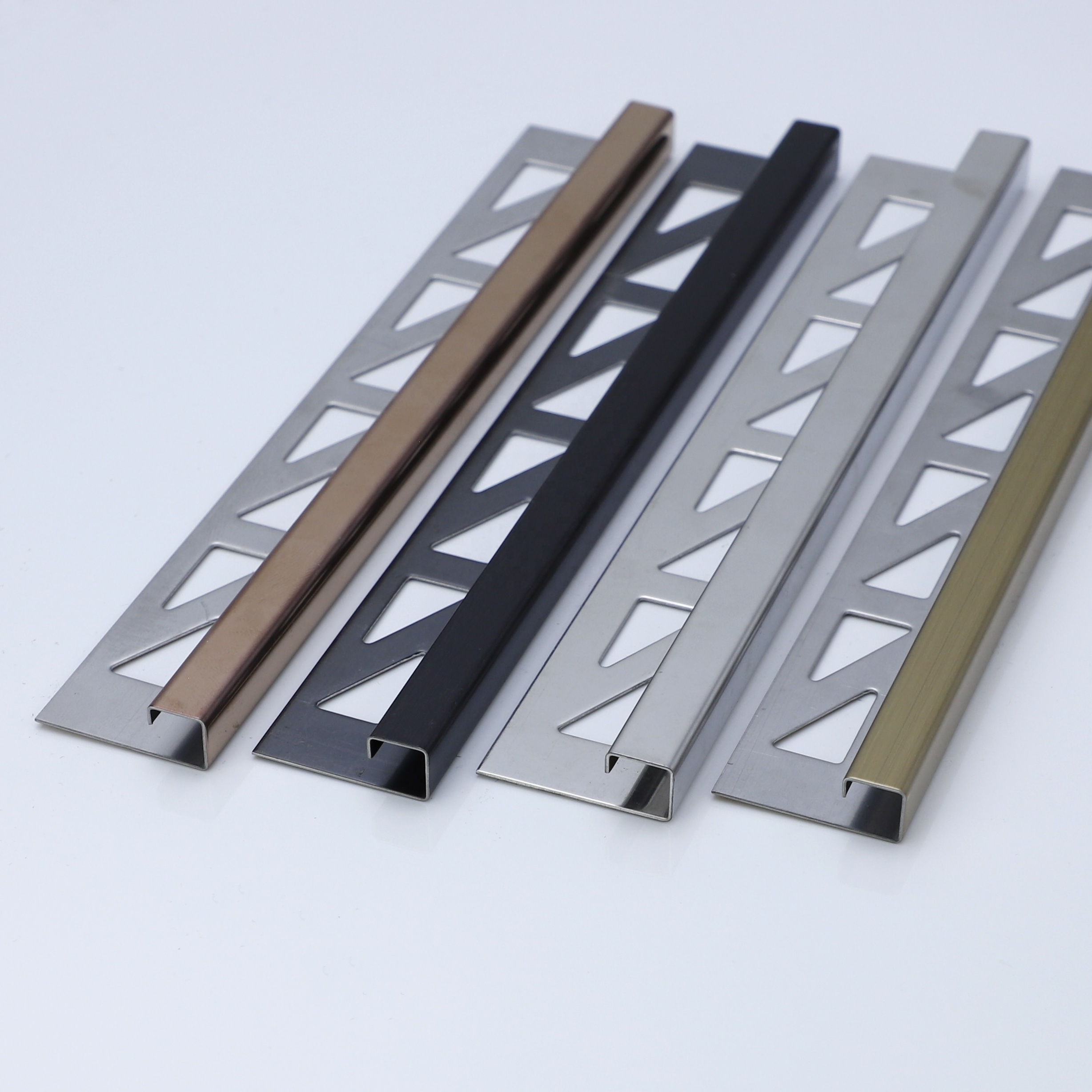 NIUYUAN Tile Accessories Decoration 304 Tile Profiles Stainless Steel Tile Edge Trim For Corner