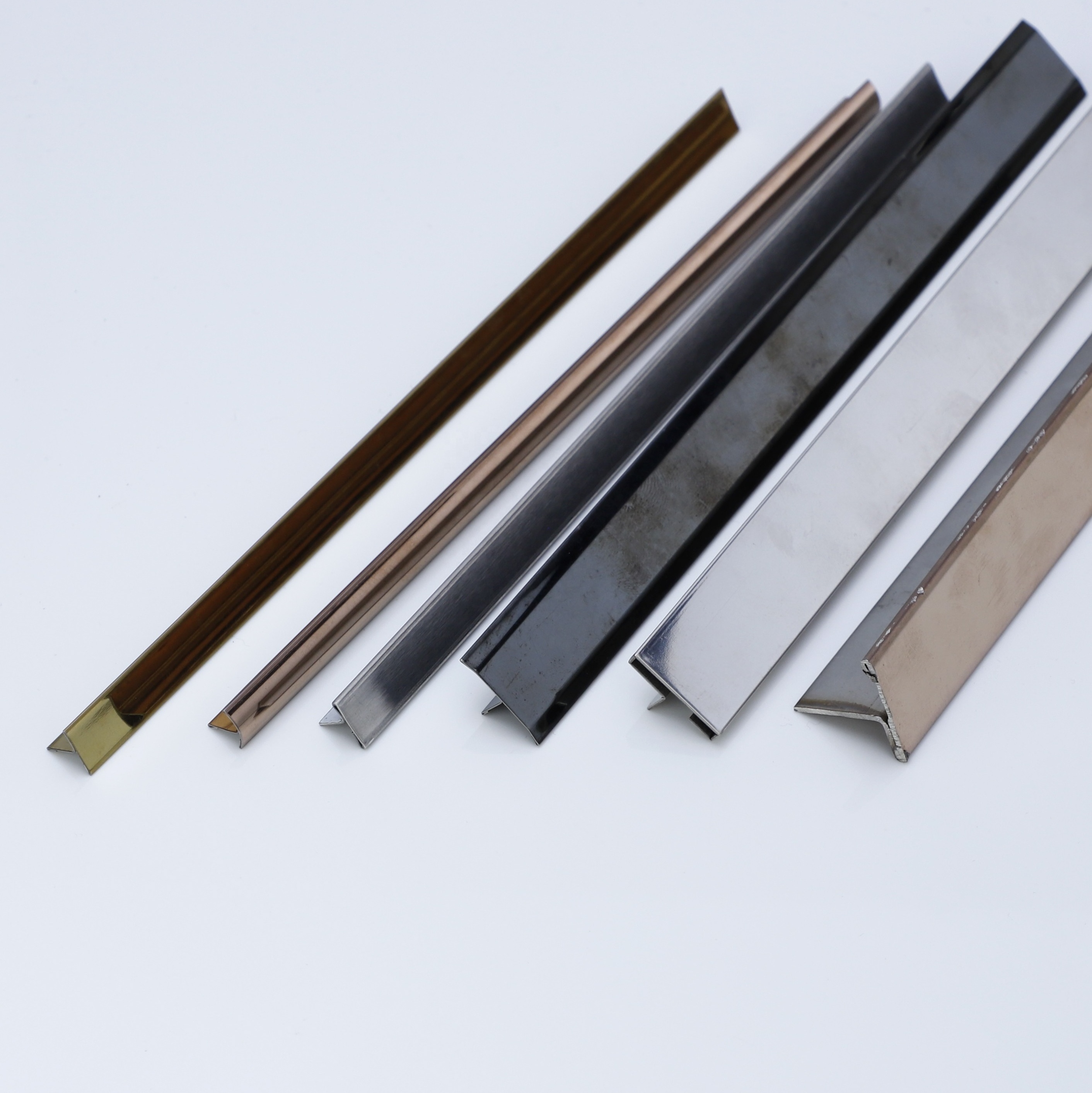 NIUYUAN Tile Accessories Decoration 304 Tile Profiles Stainless Steel Tile Edge Trim For Corner