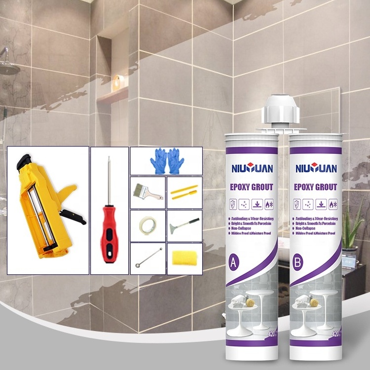 Home Decorative Non shrink Two- component waterproof Ceramic Epoxy Tile Grout,Tile Grout Sealer, Tile Seaming