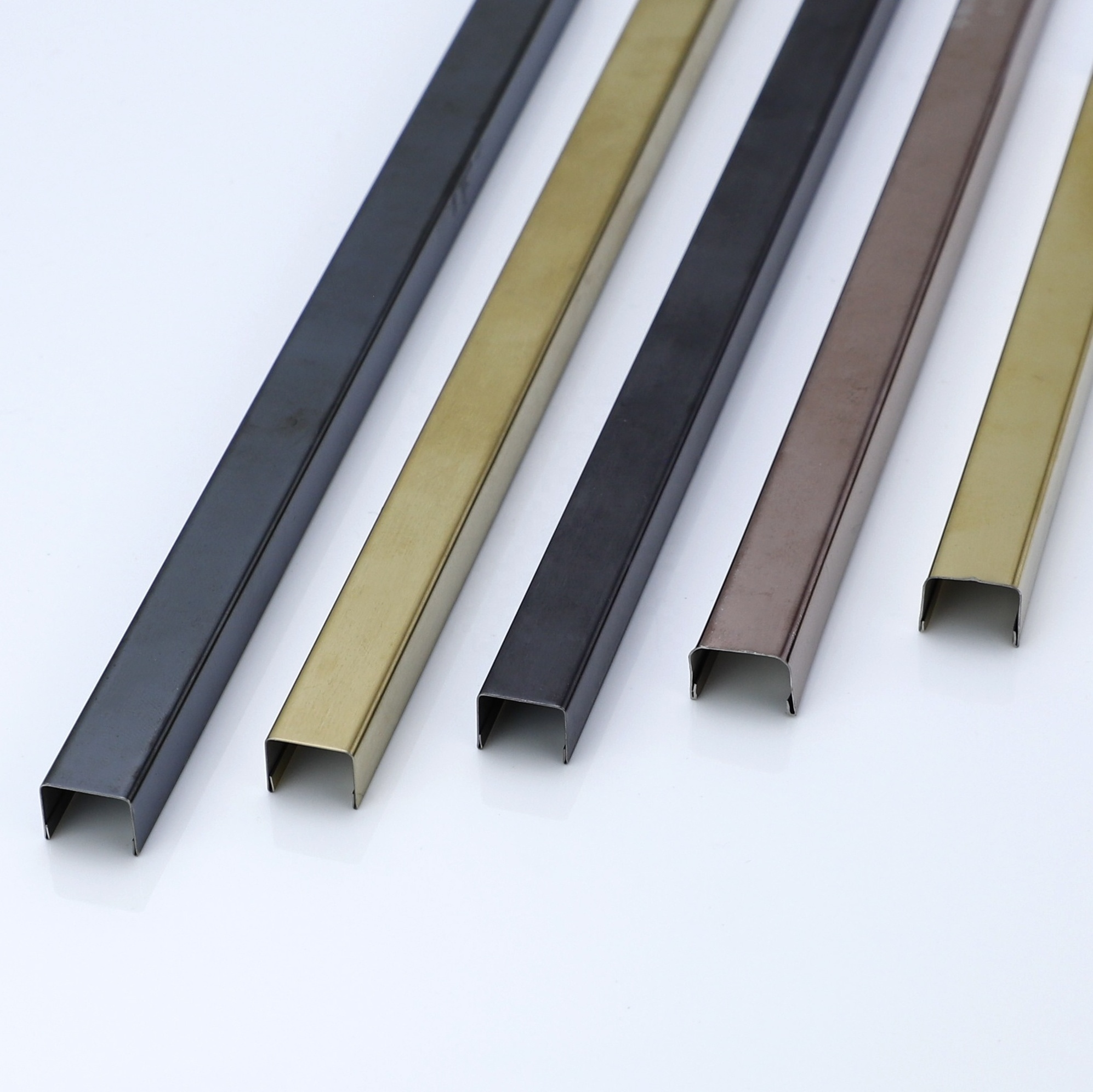 NIUYUAN Tile Accessories Decoration 304 Tile Profiles Stainless Steel Tile Edge Trim For Corner