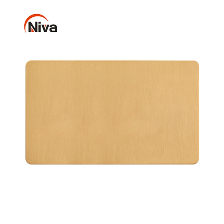 Niva luxury NV2 Stainless steel Panel wall light Switches Electrical 4 Gang 2 Way custom hotel Switch home Sockets EU