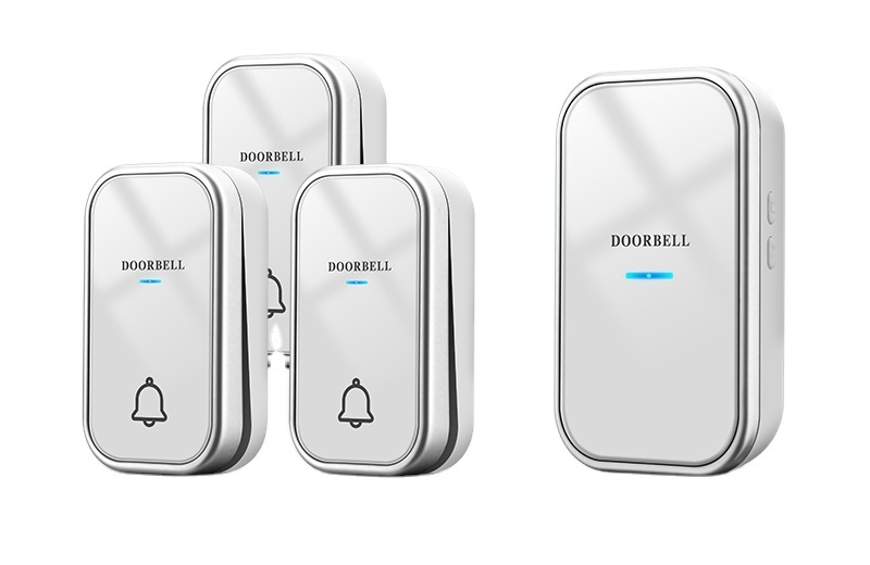 High Quality Wireless Doorbell with 1 2 3 Receivers Waterproof 38 Ringtones Chime UK EU US Plug Smart Door Bell