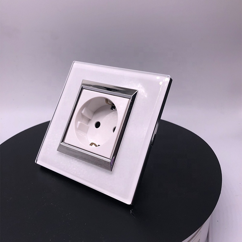 Hight Quality wall switch socket for Europe standard  universal Single switches and sockets