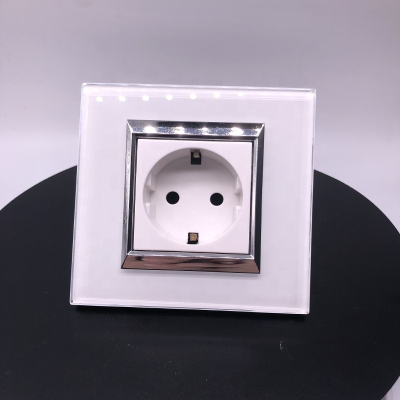 Hight Quality wall switch socket for Europe standard  universal Single switches and sockets