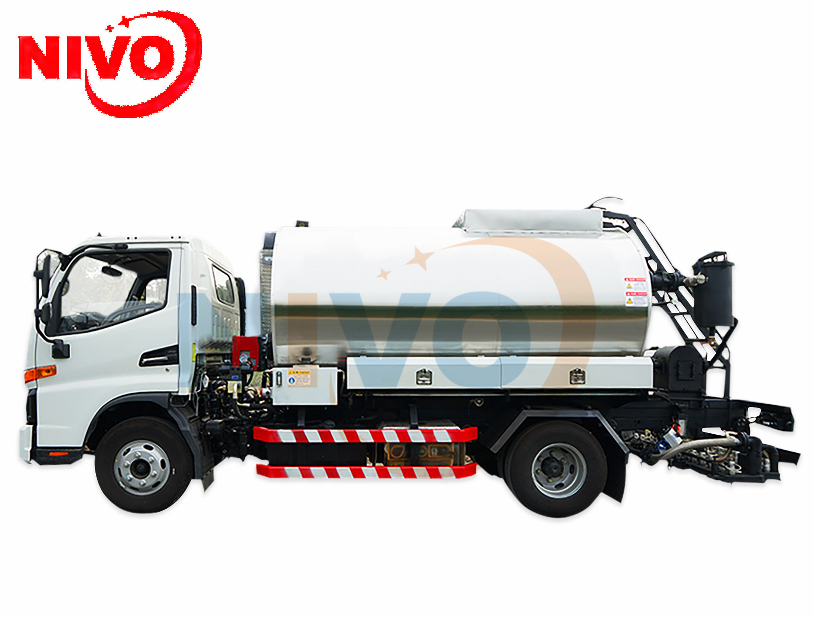 NIVO NS5000T 5000L Tar truck Asphalt emulsion sprayer truck mounted bitumen sprayer tar sprayer truck or single upbody parts