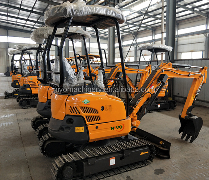 mini excavator NIVO NV20 2ton crawler excavator with swing boom or Japan engine for narrow area garden digger or parts