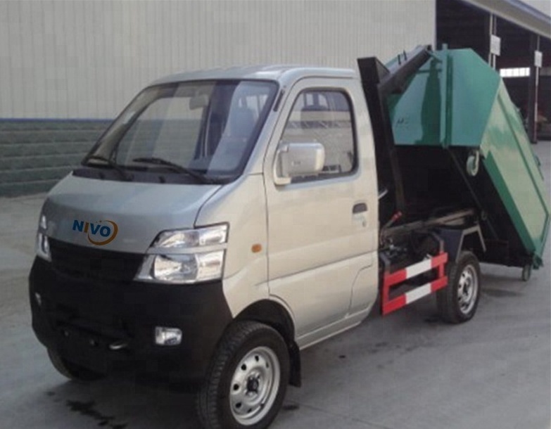 NIVO 2Ton 4*2 Mini Sealed Type Garbage Truck 3cbm capacity or parts