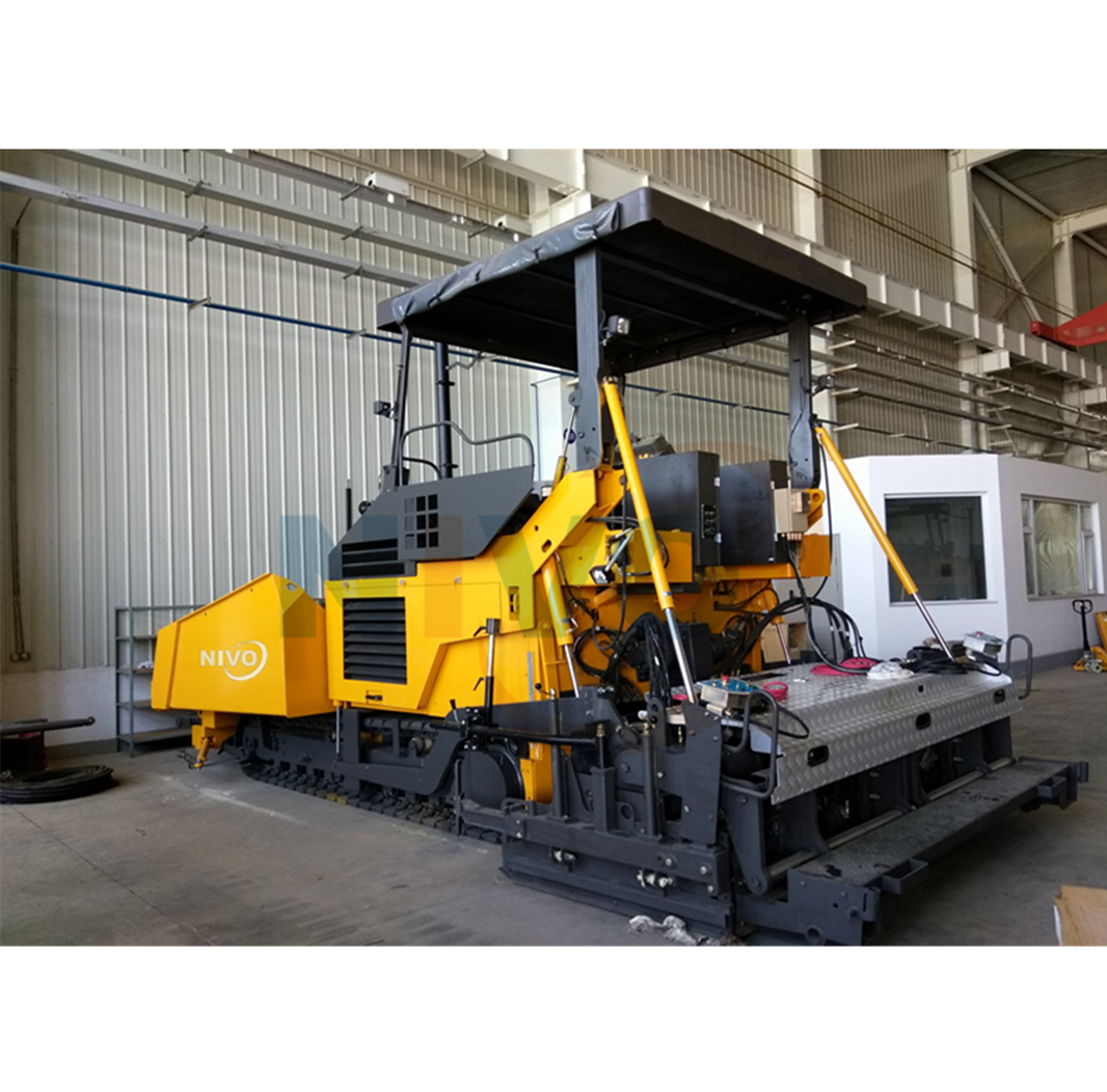 NIVO 9m full hydraulic crawler Paver Paving Machine Road Asphalt Rubber Multifunction electric heating or parts